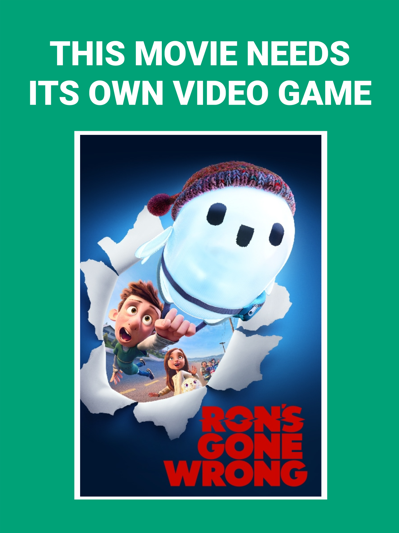 Ron's Gone Wrong Needs Its Own Video Game by jacobstout on DeviantArt Ron's Gone Wrong Needs Its Own Video Game by jacobstout on DeviantArt