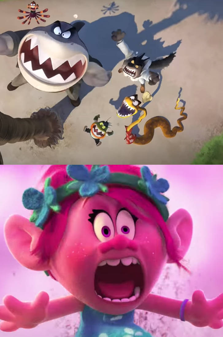 The Bad Guys Scare Poppy by jacobstout on DeviantArt