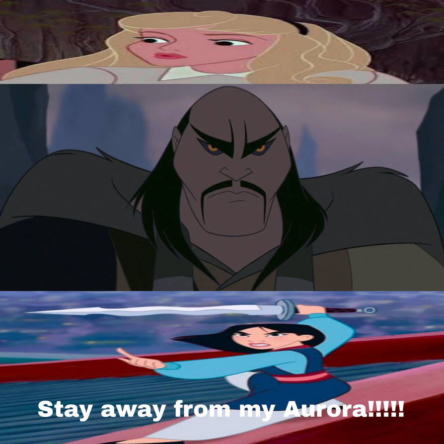 Mulan Protects Aurora from Shan Yu by jacobstout on DeviantArt