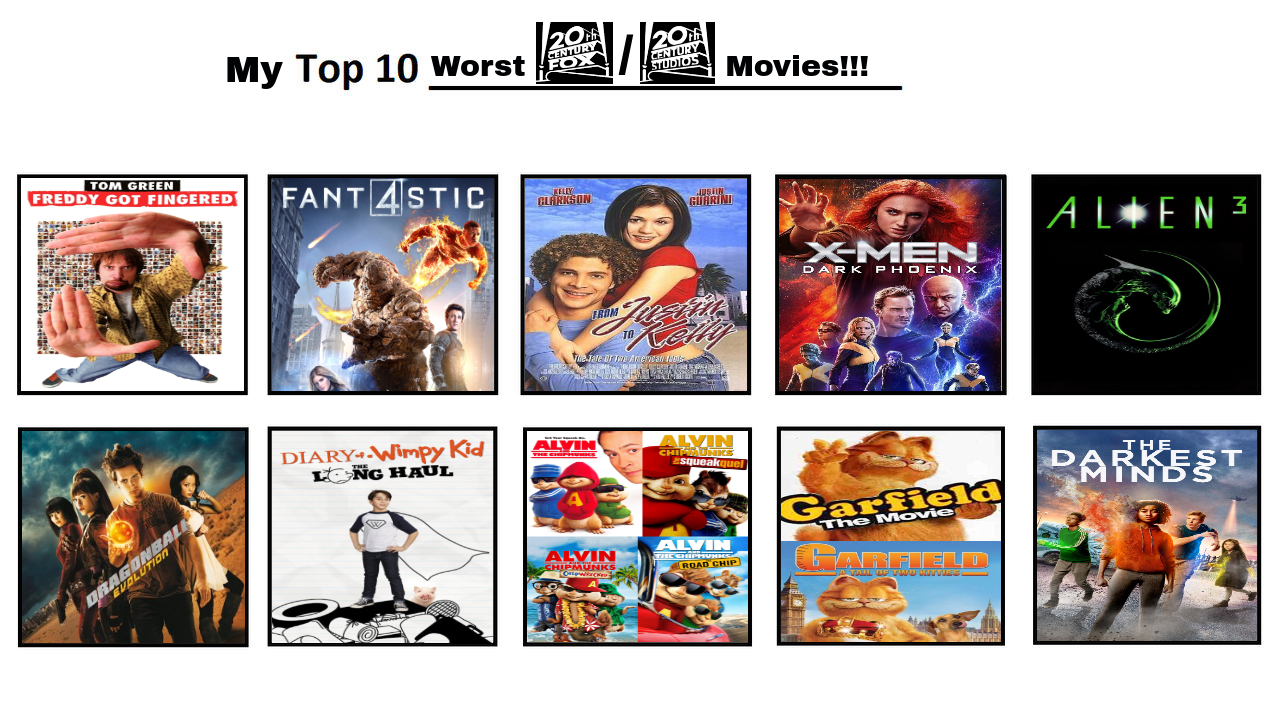 My Top 10 Worst 20thCF/20thCS Movies!!! by jacobstout on DeviantArt