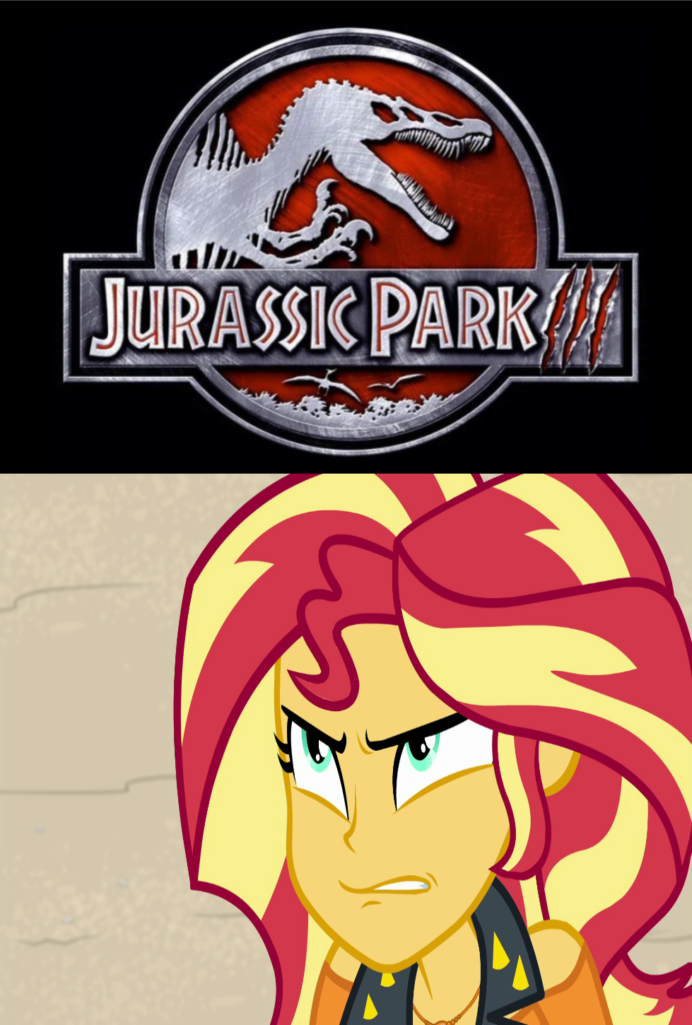 Sunset Shimmer Hates Jurassic Park 3 by jacobstout on DeviantArt