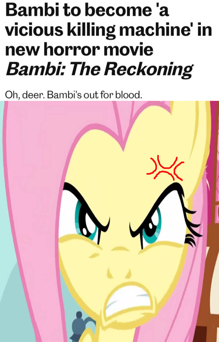 Fluttershy Hates Bambi Horror Movie Announcement by jacobstout on ...