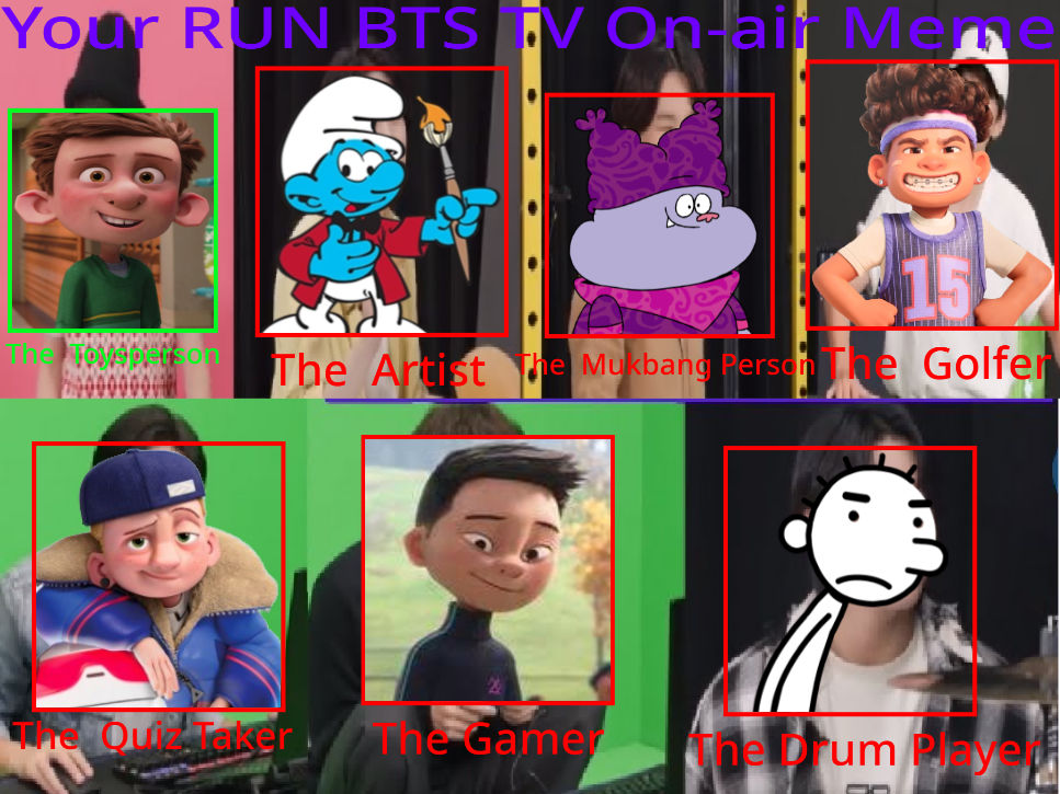 Your Run BTS TV On-air Meme by BTSJungkookIsCutie on DeviantArt