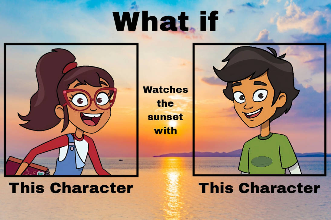 What if Hailey Watches the Sunset with Scott? by jacobstout on DeviantArt