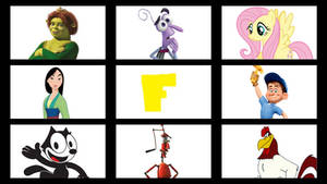 My Favorite Letter F Characters