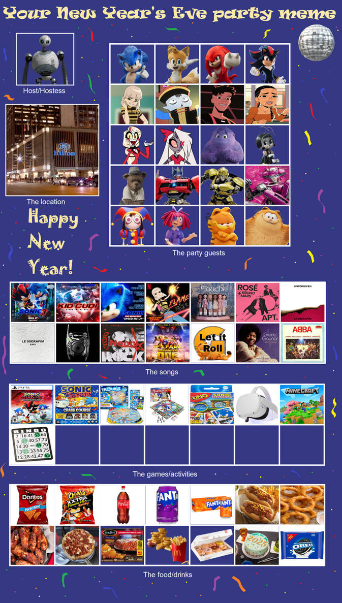 My 2025 New Year's Eve Party Meme by jacobstout on DeviantArt