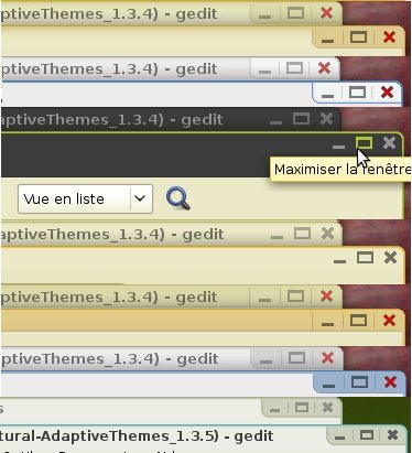 Natural adaptive 1.3.5 metacity theme for gnome