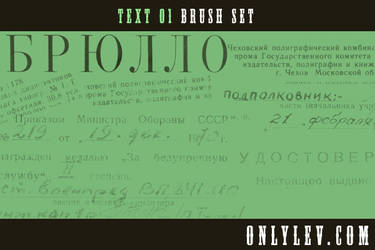 Text Brushes 01 - onlylev.com