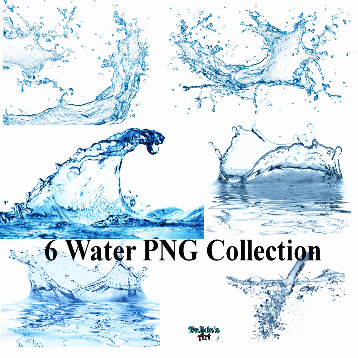 6 Water Collection PNG by makiskan