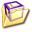 3D purple cube Icon