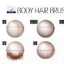 BODY HAIR BRUSHES