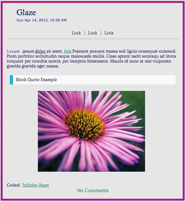 Glaze Journal Skin (Updates)