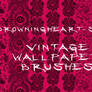 vintage wallpaper brushes