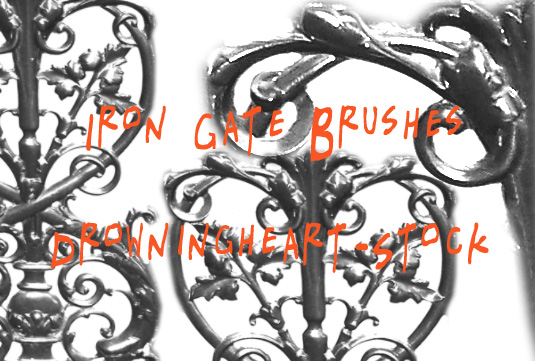 wrought iron brushes