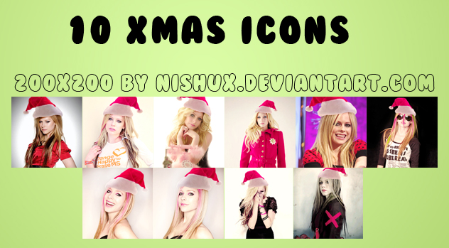 XMAS ICONS 'Avril Lavigne'