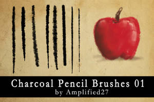 Charcoal Pencil Brushes 01