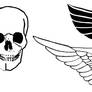 Skull and Wings brushes