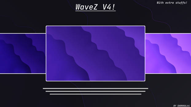 WaveZ V4 - Wallpapers