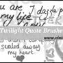 Handwritten Twilight Quotes