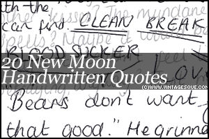 New Moon Handwritten Brushes