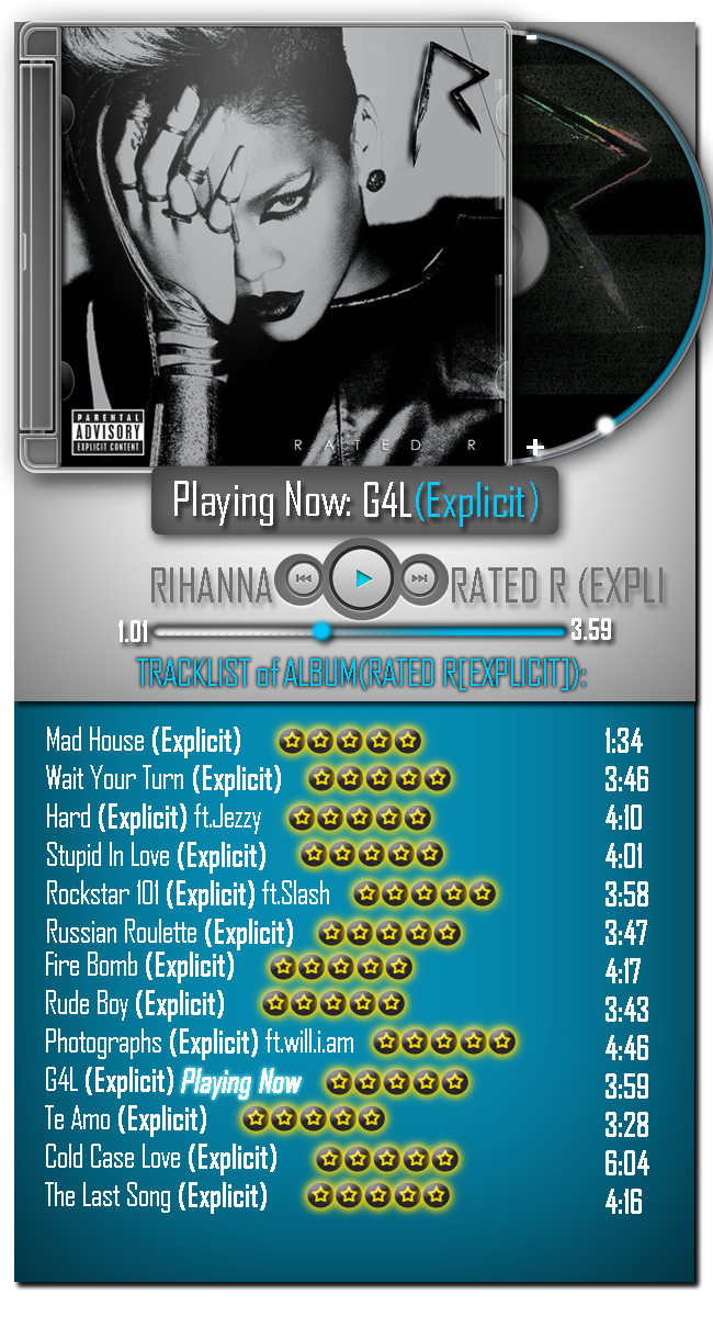 Rihanna - Rated R(Explicit)