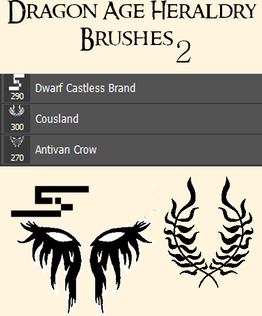 Dragon Age Heraldry Brushes- 2