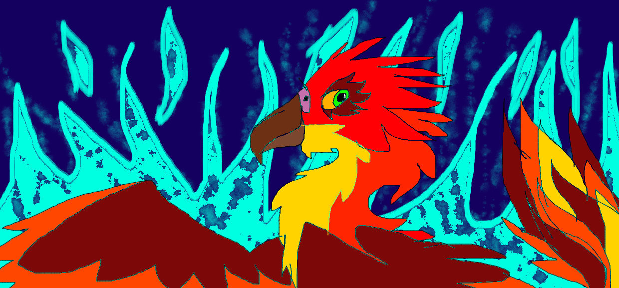 Phoenix Rising from the Ashes by littlebugp on DeviantArt
