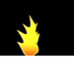 FLASH animated Flame with script only