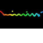 FLASH: Moving Rainbow Squares
