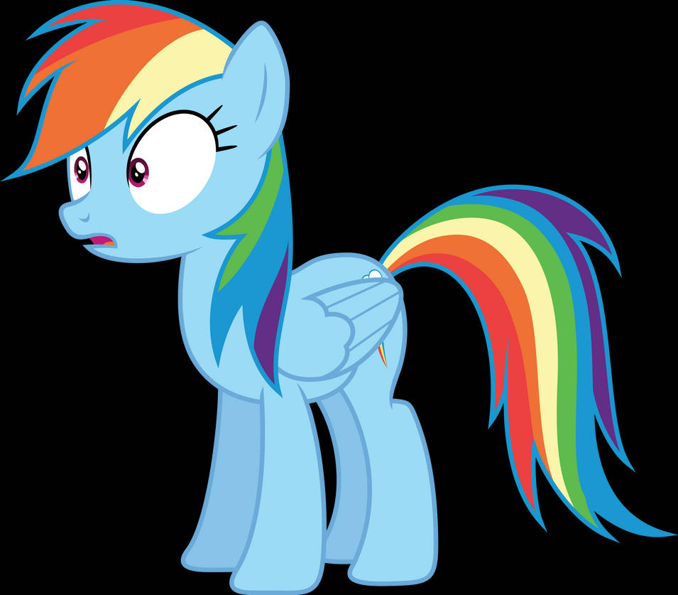 Surprised Rainbow Dash (S06E07) by WentTheFox on DeviantArt