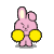 BT21 - COOKY emoticon bunny - bt21 cooky by CHlMMY