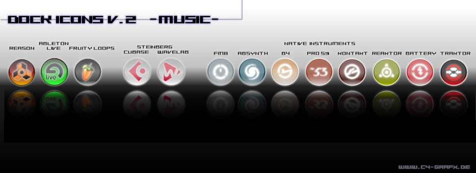 Dock Icons V.2 Musicproducing