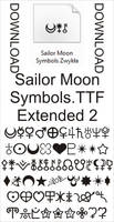 Sailor Moon Symbols Font Download - READ LICENSE by BJankiewiczOfficial on DeviantArt