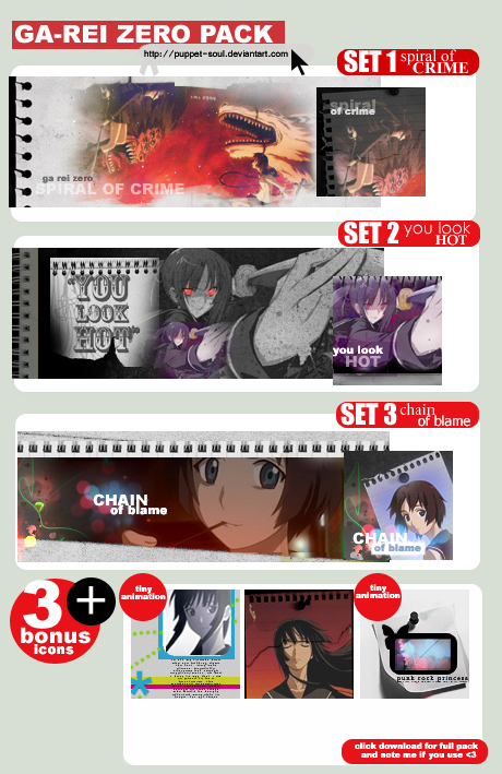 GaRei Pack by puppet-soul on DeviantArt