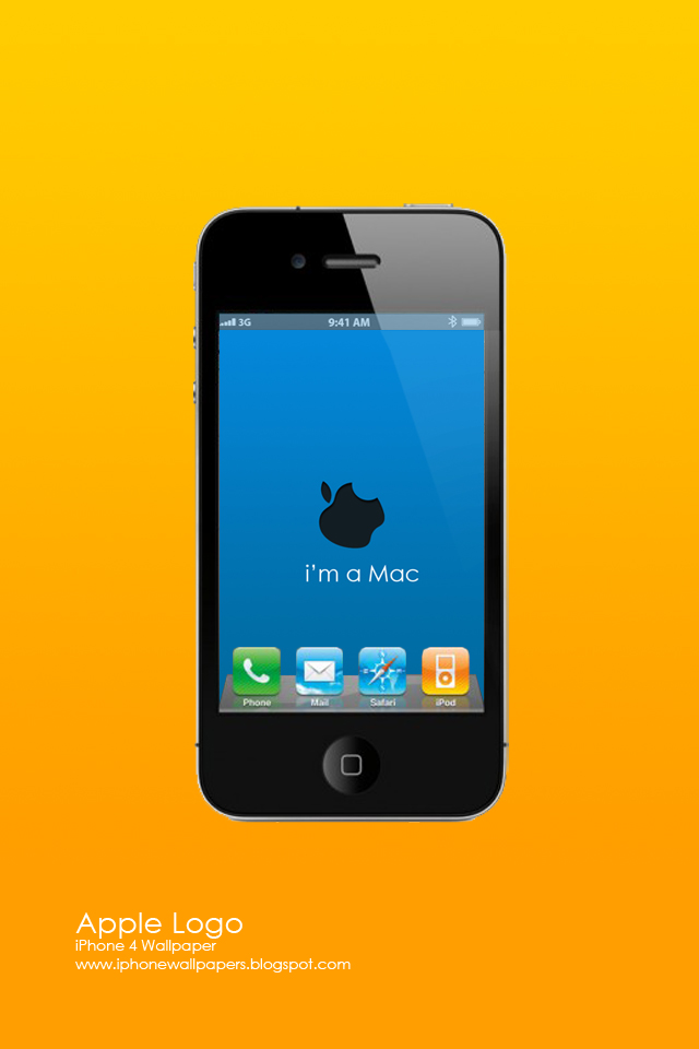 Apple Logo iPhone 4 Wallpapers