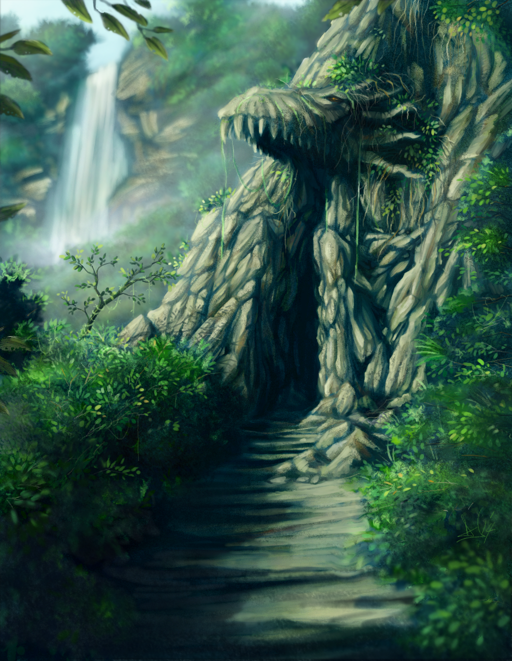 Dragon cave 2 of 3 by DaveyBaker on DeviantArt