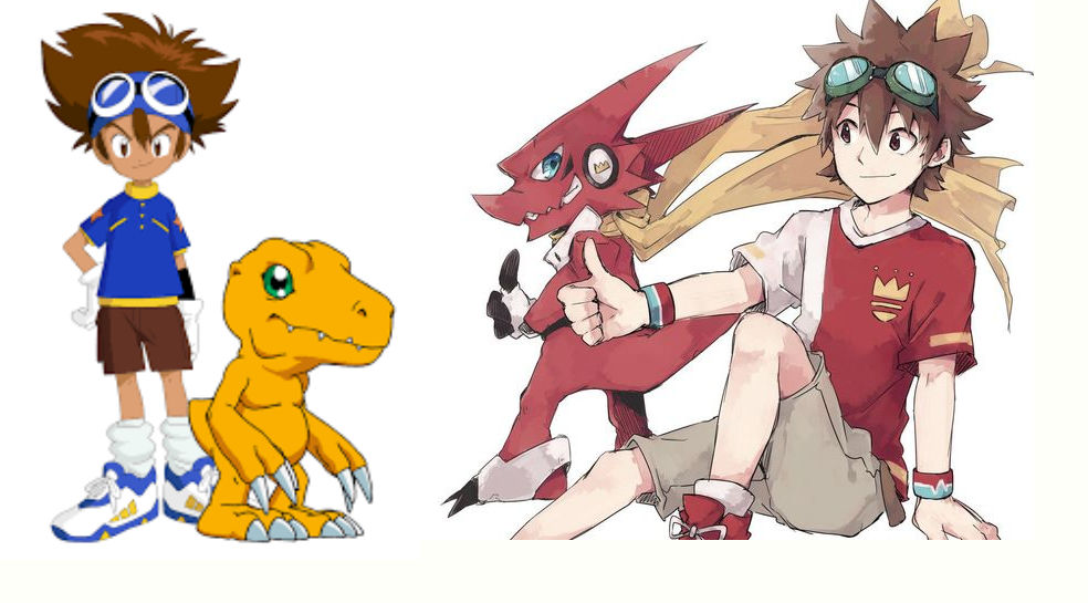 tai and agumon mikey and shoutmon by Kieransonicfan on DeviantArt
