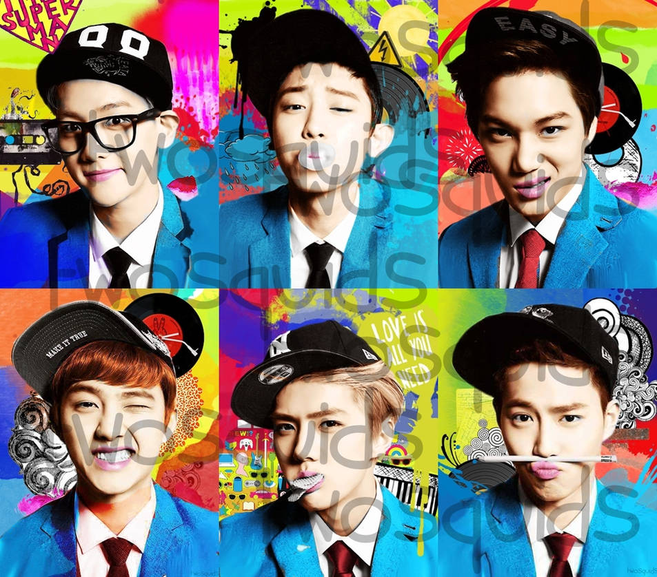 EXO-K XOXO Edited Teaser Pic by twosquids on DeviantArt