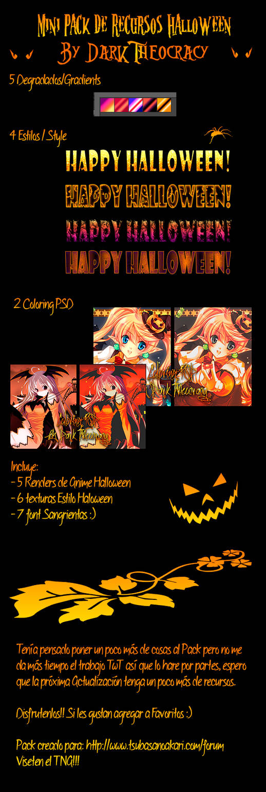 Pack Halloween By Dark Theocracy by DarkTheocracy on DeviantArt