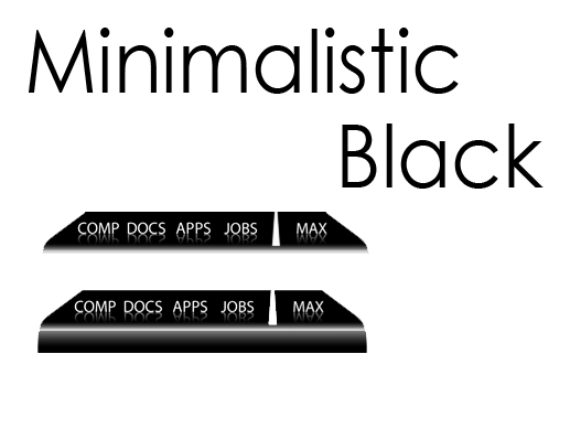 Minimalistic black skin