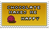 Chocolate makes me Happy! by stickfigures123