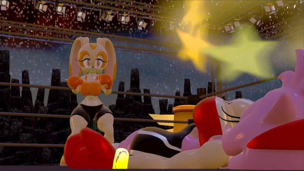 Cream vs Amy - Boxing Animation