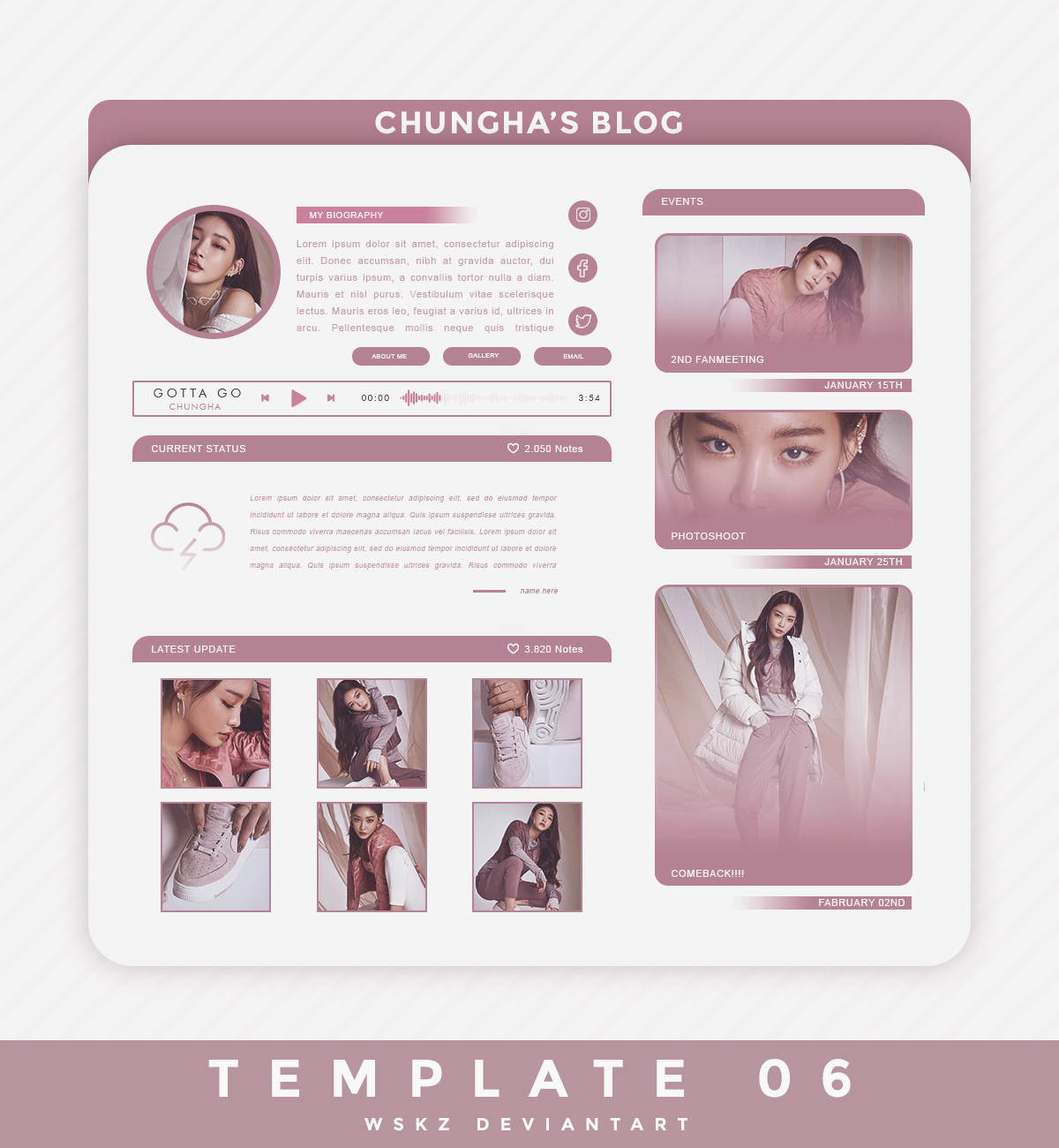 Template 06 by WskZ on DeviantArt Template 06 by WskZ on DeviantArt