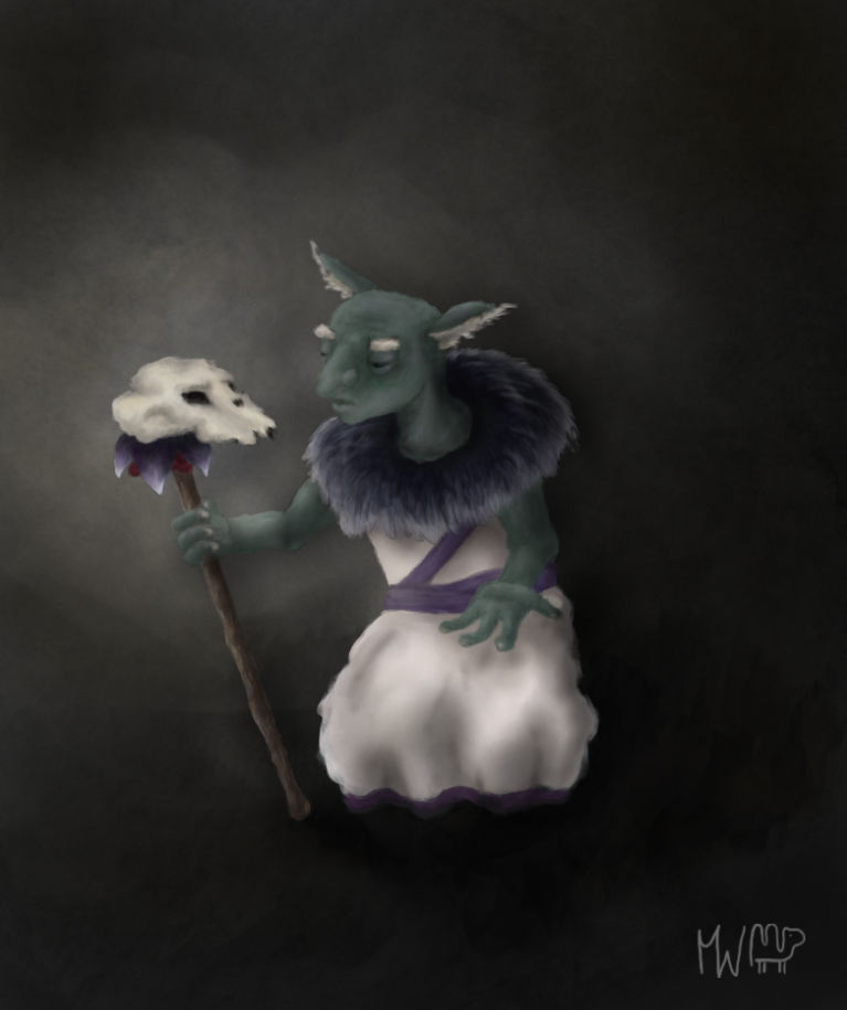 Goblin shaman by ConspicuousPebble on DeviantArt