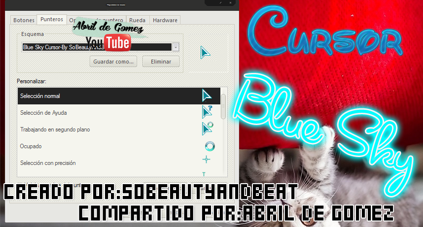 Cursor~Blue Sky by AbrildeGomezYoutuber on DeviantArt