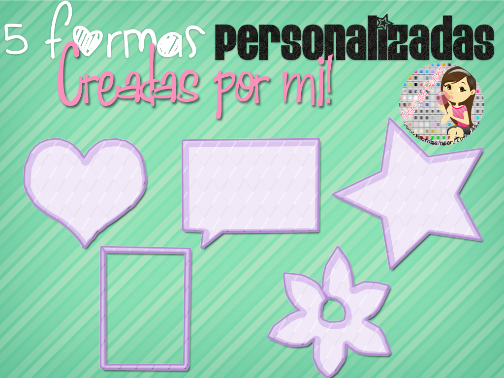 Pack 5 Formas Personalizadas