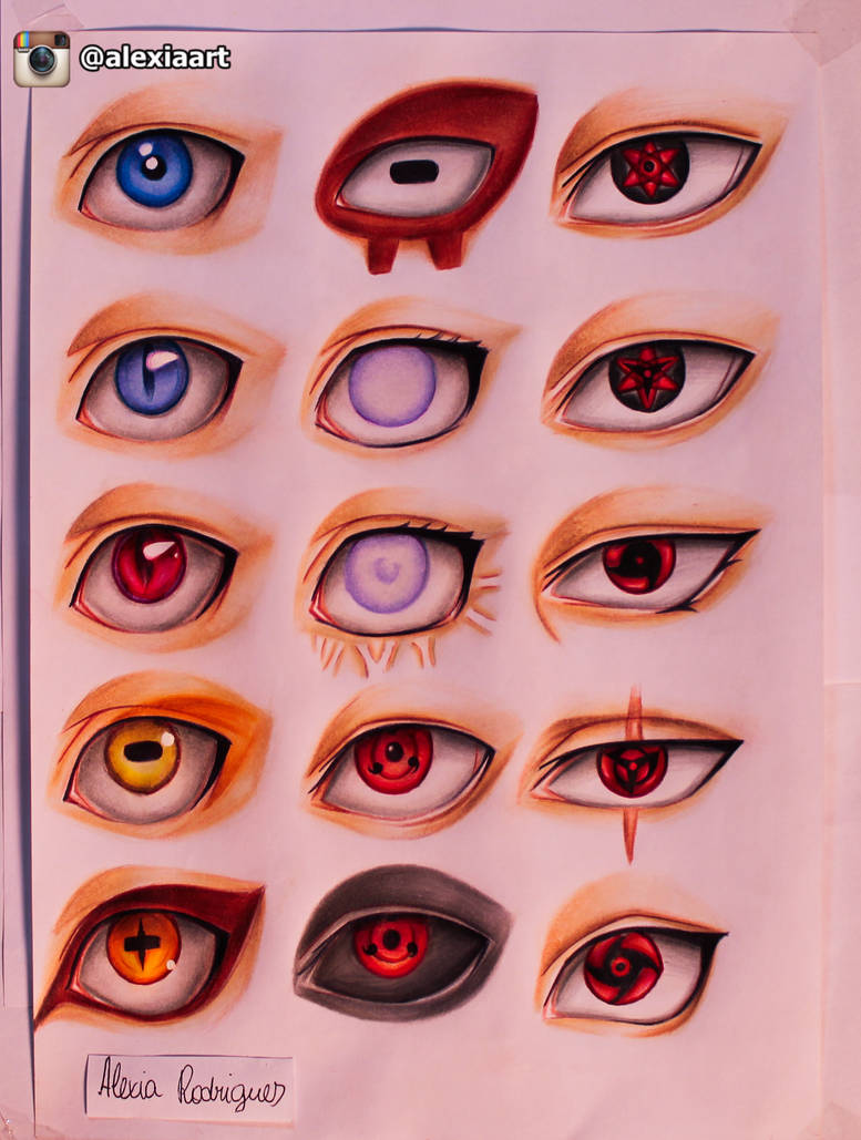 Gif Naruto Eyes Drawing Process By Alexiarodrigues On Deviantart