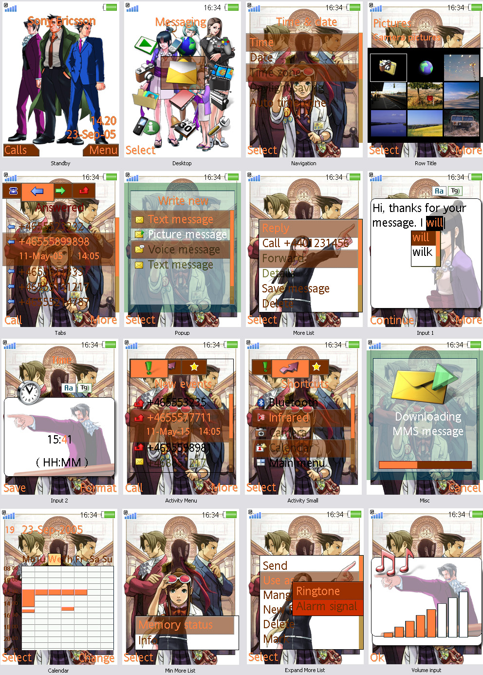 Phoenix Wright K800i Theme by DonJuan82 on DeviantArt