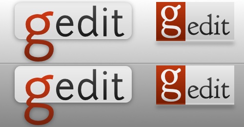 gedit new logos