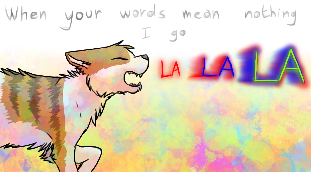 I'm covering my ears like a kid by Vuurstern on DeviantArt